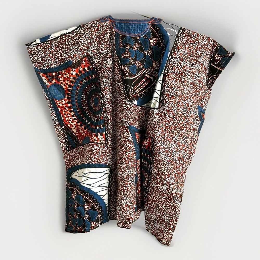 Adult African Wax Fabric Ankara Shirt No Size Check Measurements